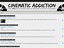 Tablet Screenshot of cinematicaddiction.com
